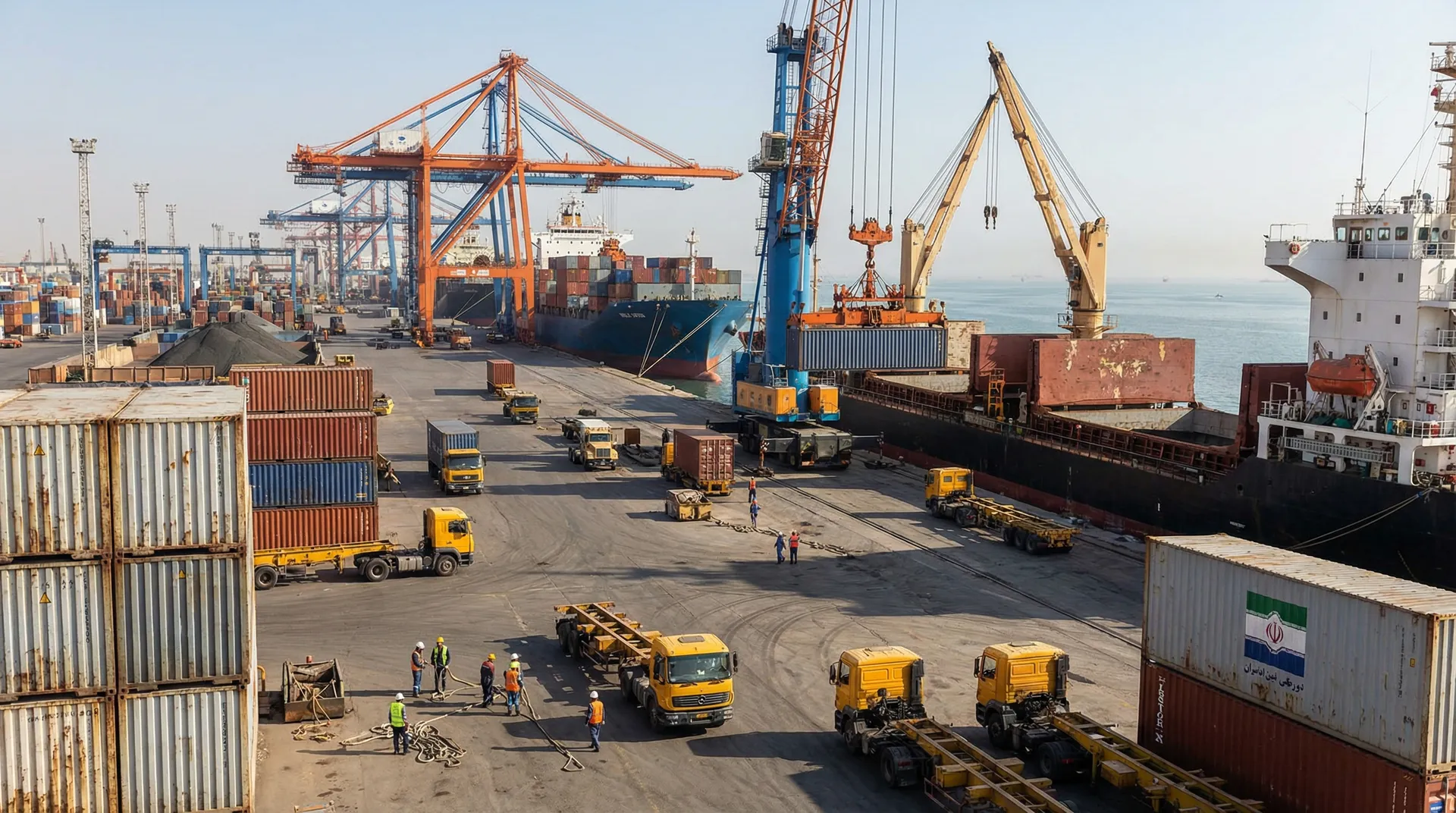 Bandari za Iran weka rhythm ya mizigo bila pause